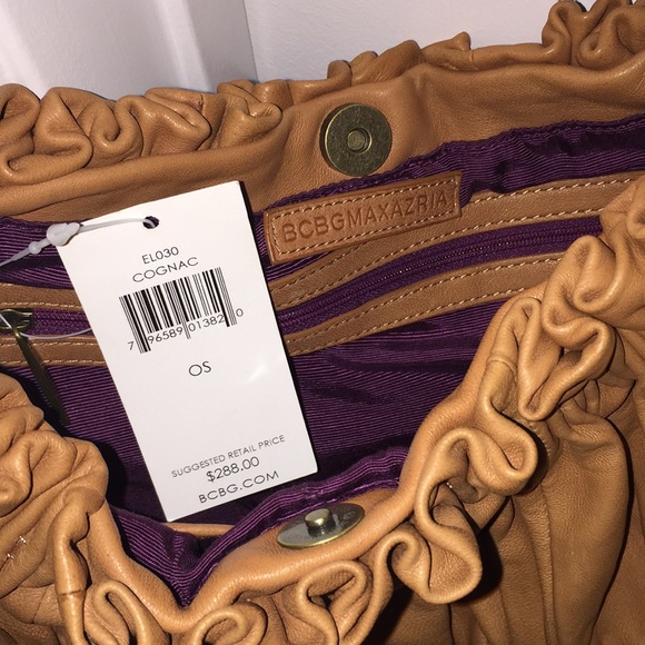 BCBG MaxAzria Camel Colored Soft leather handbag - Picture 2 of 6